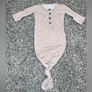 Lou Lou & Company / EUC Knotted Gown - Gender Neutral Tan